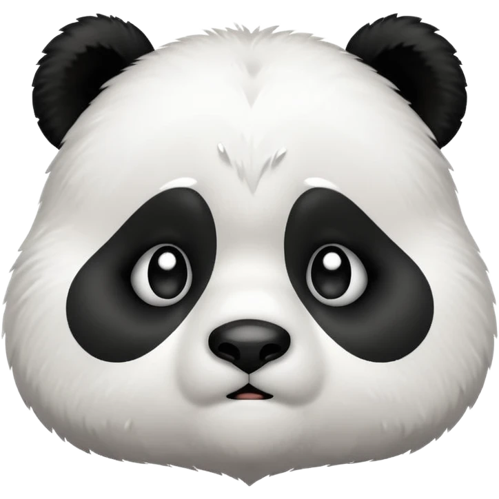 A cute panda emoji crying emoji