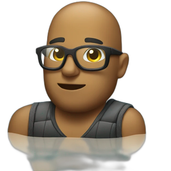 Developers in a pool emoji