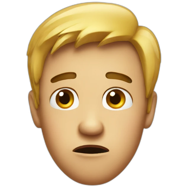 confused face emoji