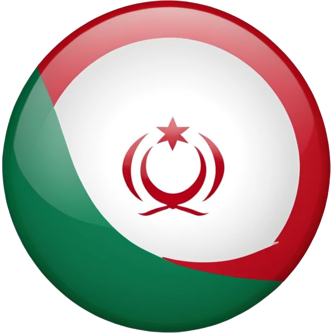 circle iranian flag emoji