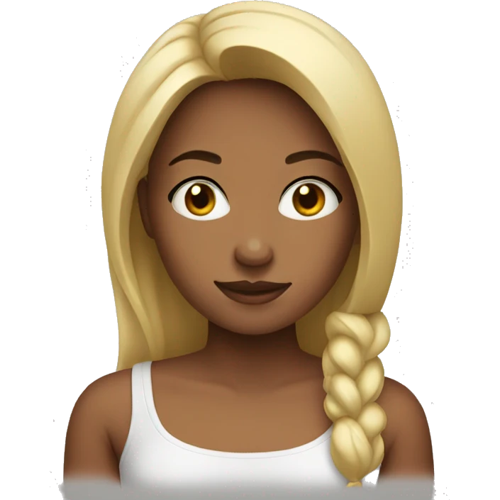 girl with tank top emoji