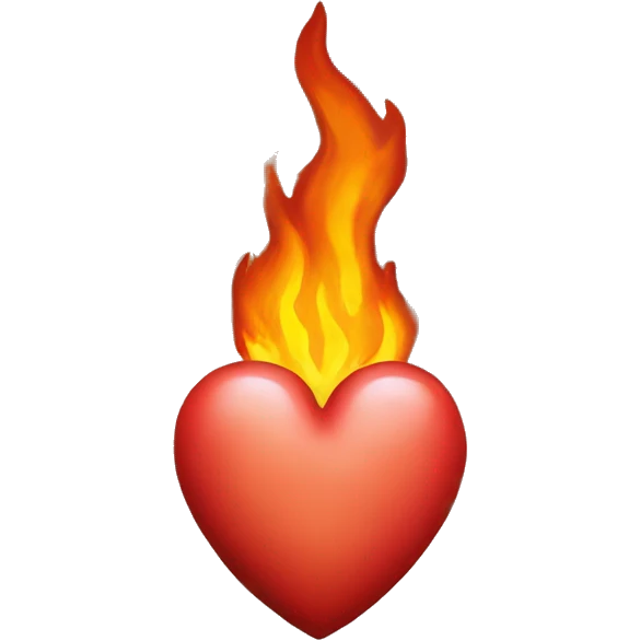 Burning-Brocken-heart emoji