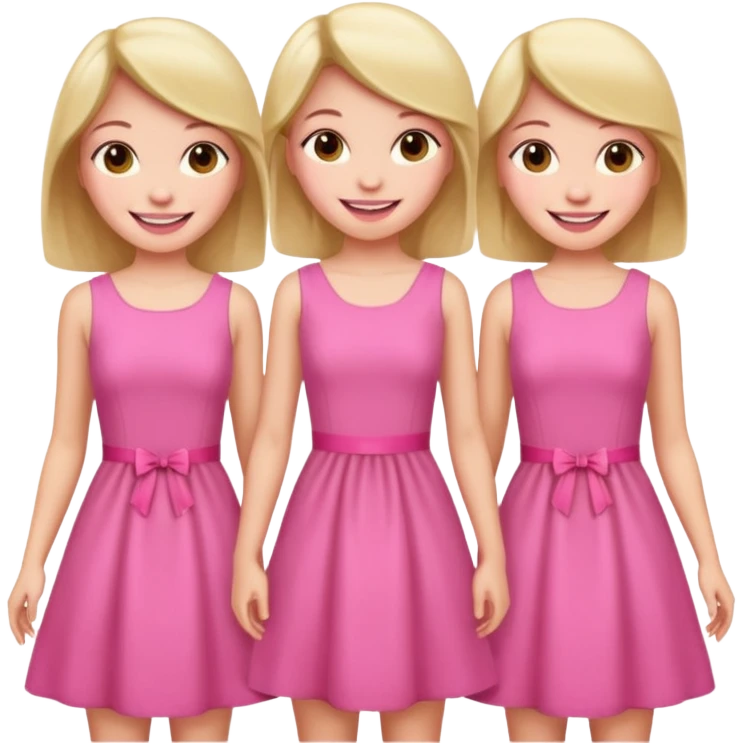 بنات ورديات emoji