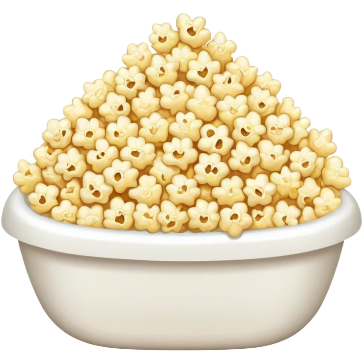 popcorn in the bath emoji