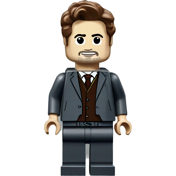 ROBERT DOWNEY JR. lego full body emoji