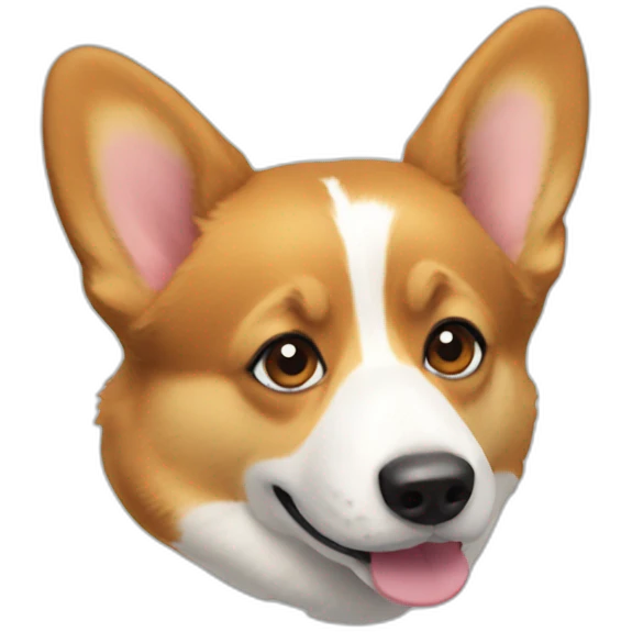 corgi sideways emoji