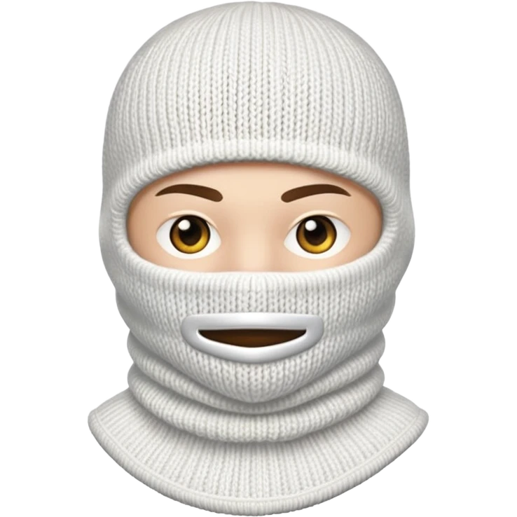 white balaclava emoji