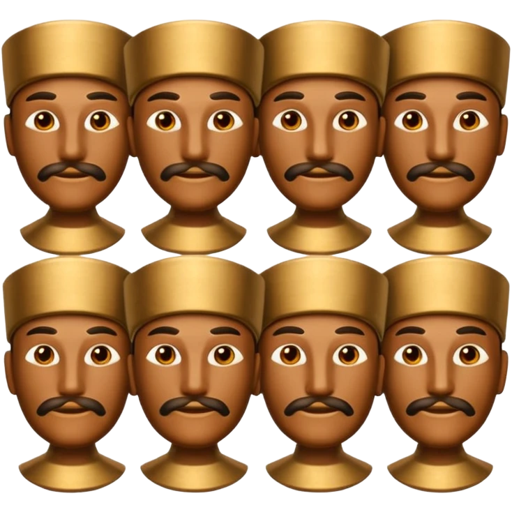 sanxingdui bronze man emoji set emoji