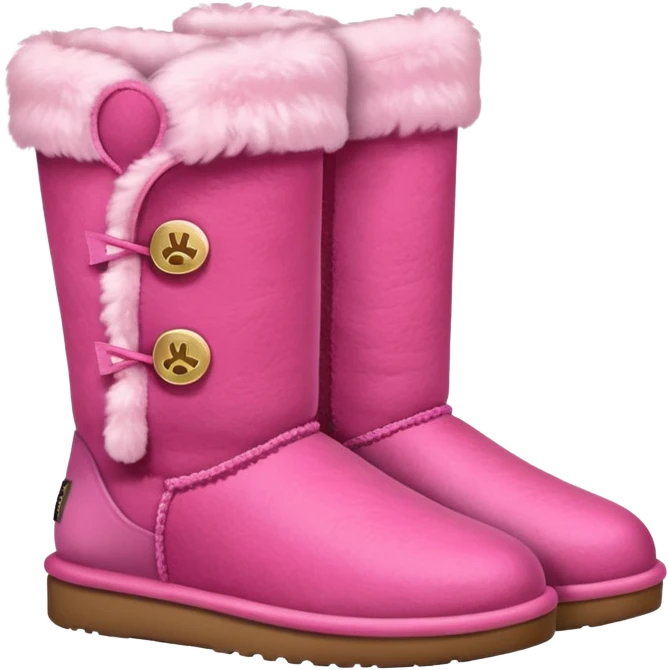 Cute pink ugs emoji