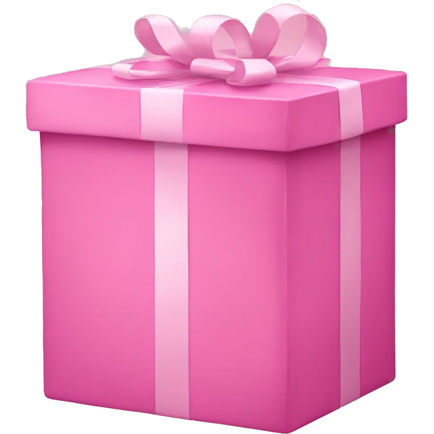 An attractive pink box for girls emoji