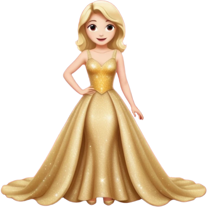 Charming, magnetic, center of attention without even trying. woman superstar in the spotlight on the red carpet
more dinamic emoji  emoji
