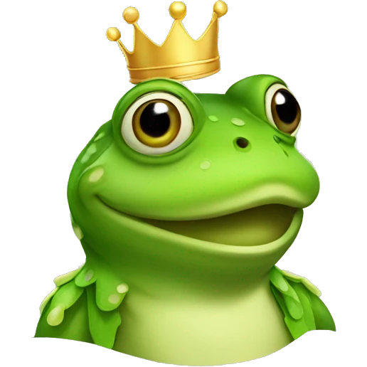 frog prince emoji