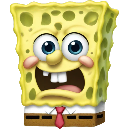 spongebob crying emoji