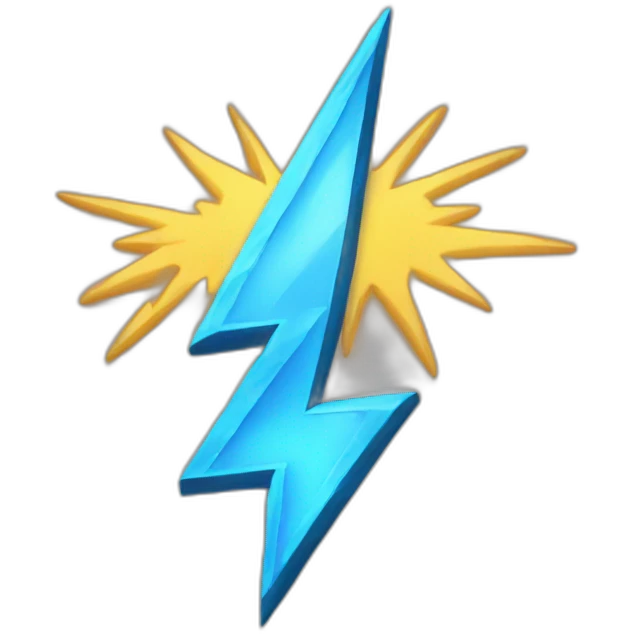 lightning emoji