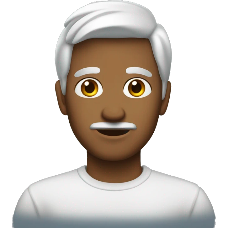 Cocô suspeitando emoji