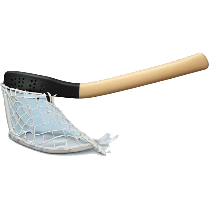 Ice hockey stick emoji
