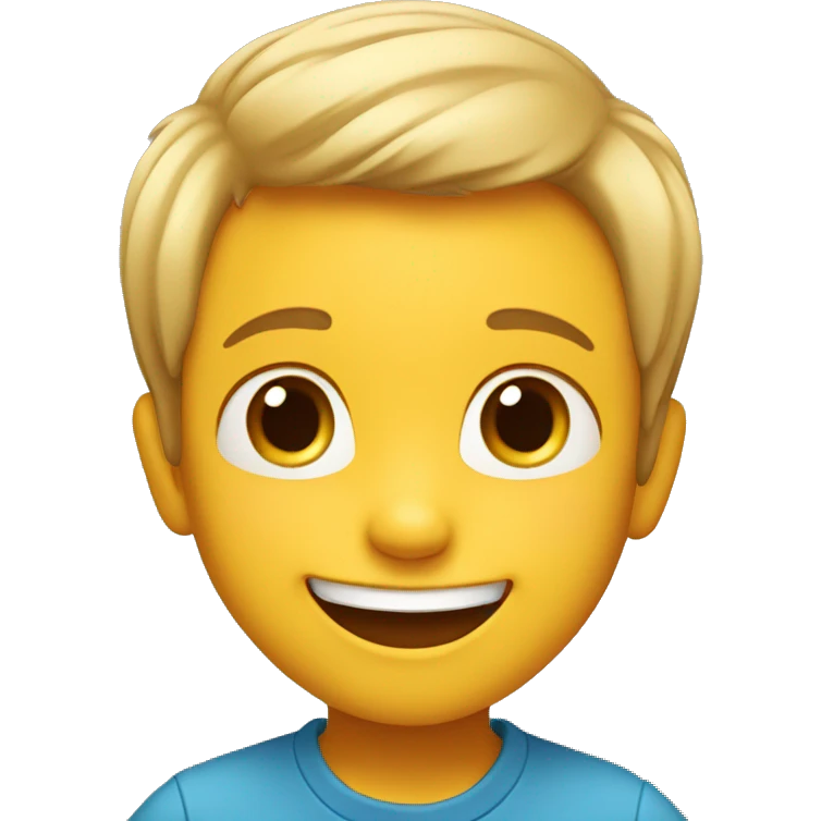 happy little boy emoji
