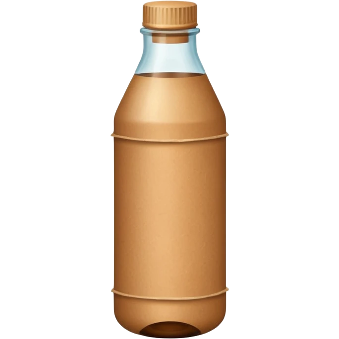kraft paper in Bottle emoji