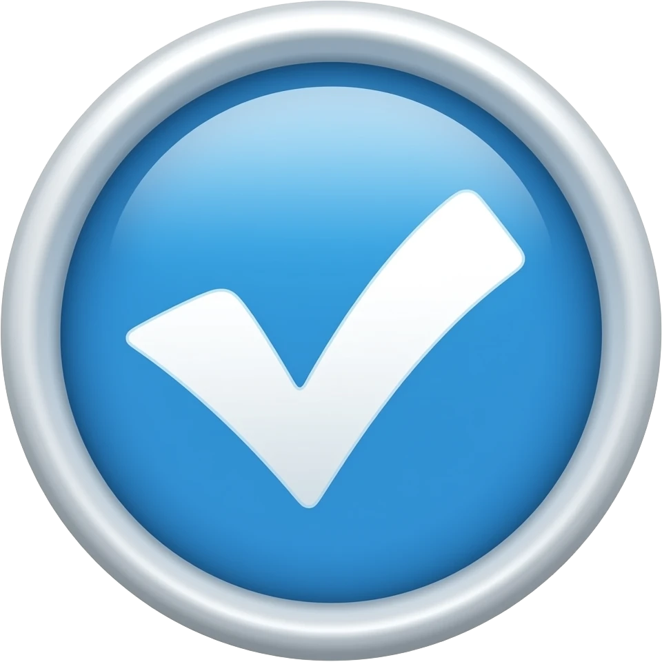 verify blue tick just like telegram emoji