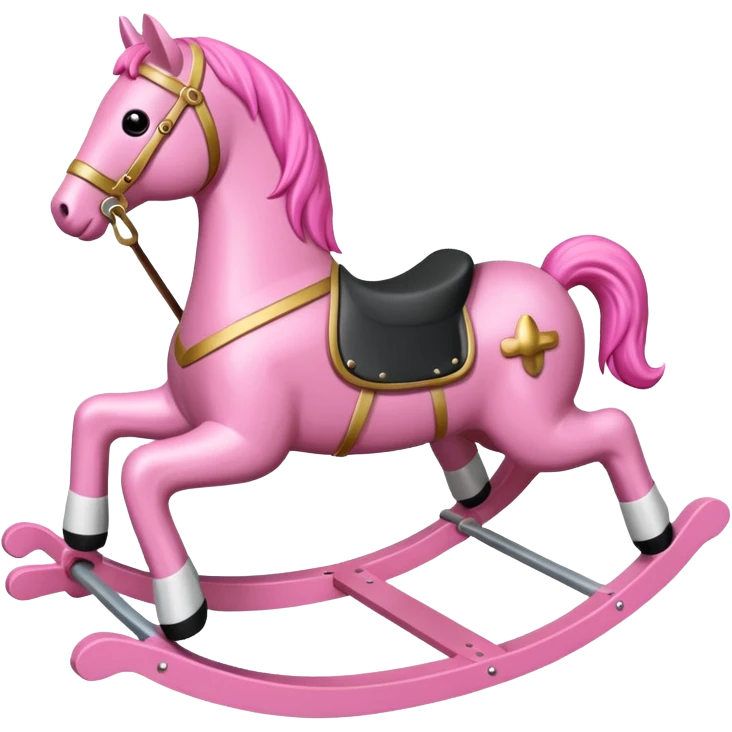 pink Rocking Horse emoji