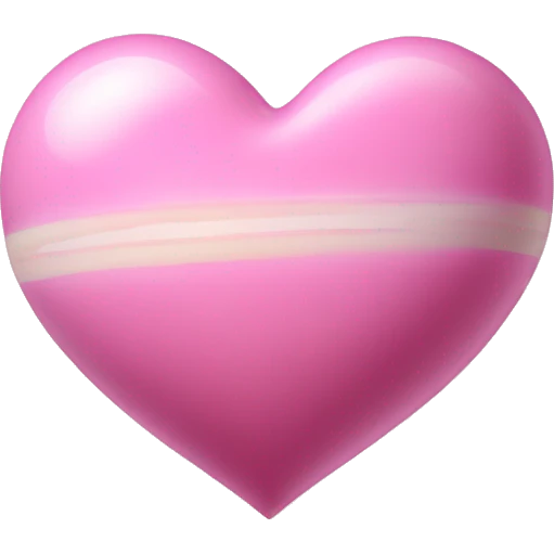 babypink heart shape saturn emoji