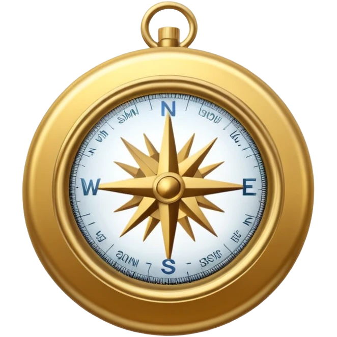 Kompass in gold emoji