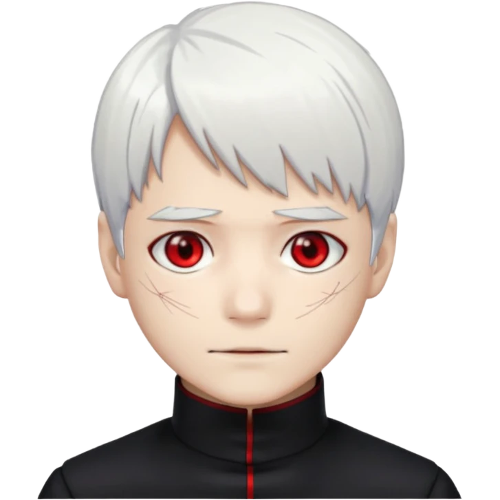 Faça o Ken Kaneki de Tokyo Ghoul emoji