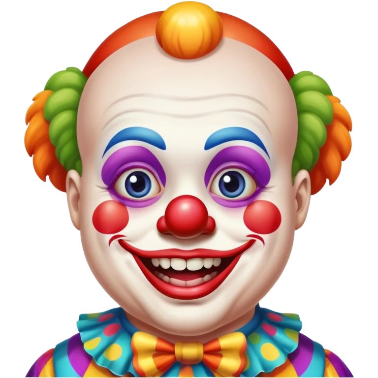 Клоун с синдромом дауна emoji