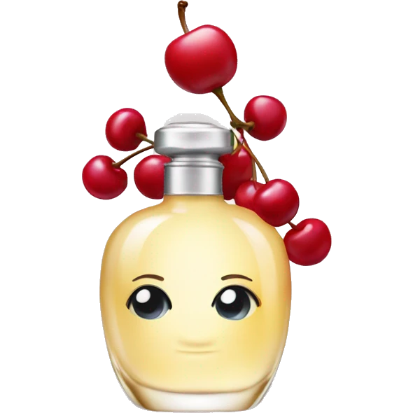Cherry vanilla perfume emoji