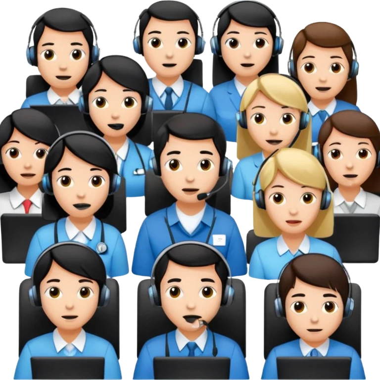 call center emoji