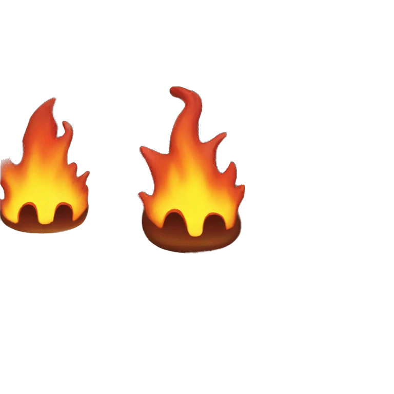 fire in the forest emoji