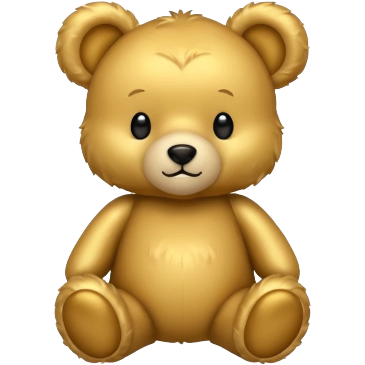 gold tedy bear emoji