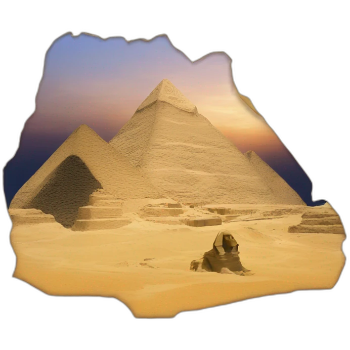 Egypt on the maop emoji
