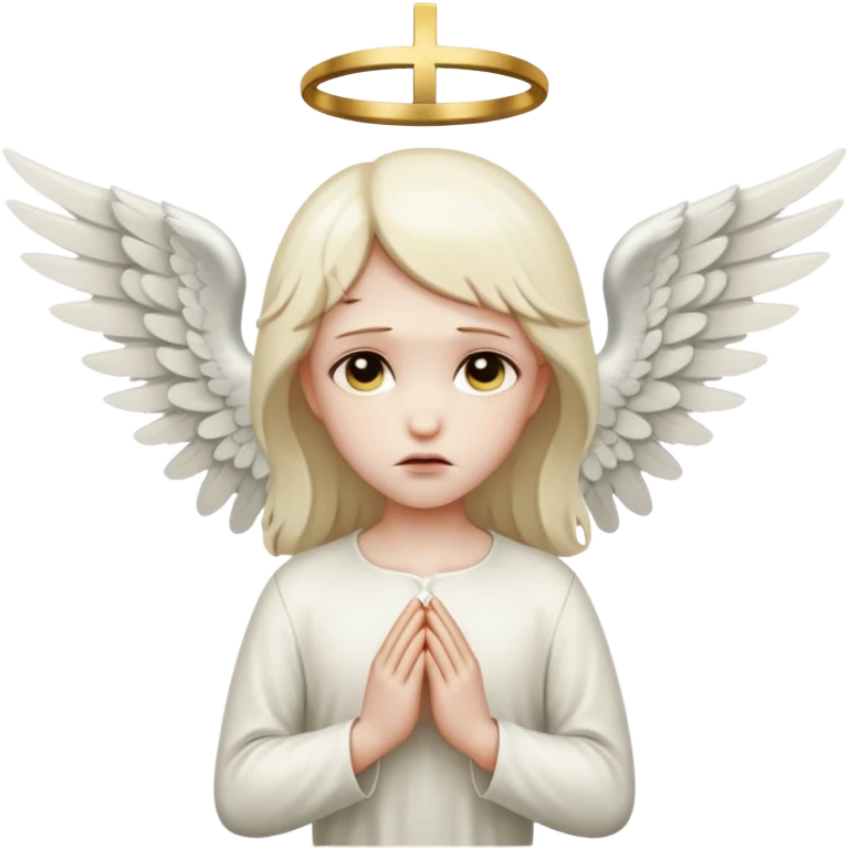 crucified angel emoji