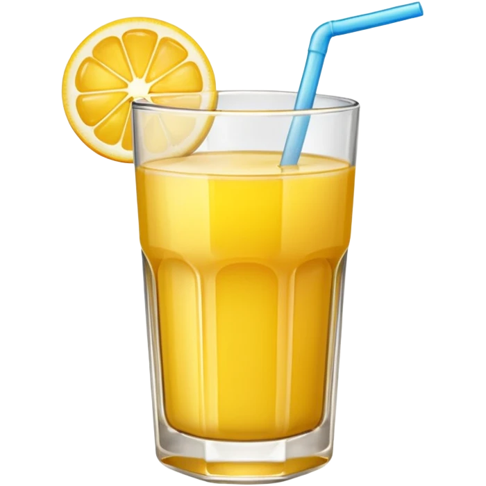 yellow juice in glass emoji