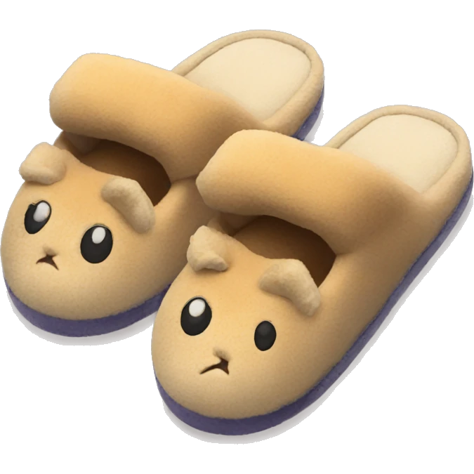 ugh slippers  emoji
