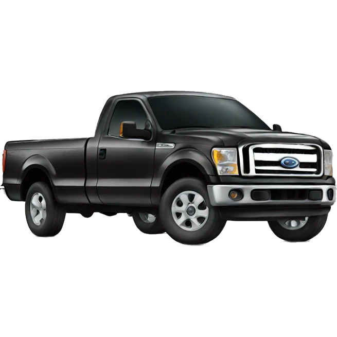Black ford truck emoji