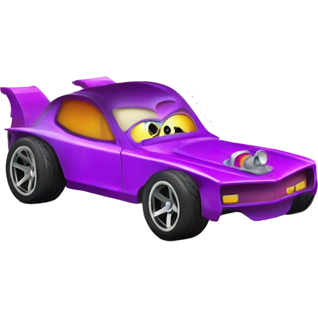 Hot wheels monster high Ghoul Mobile sports car emoji