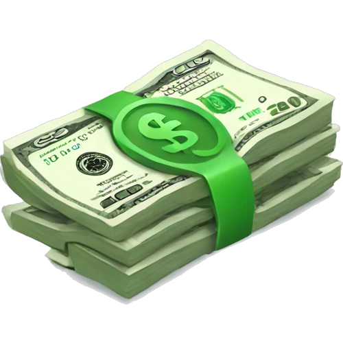 Money increased emoji