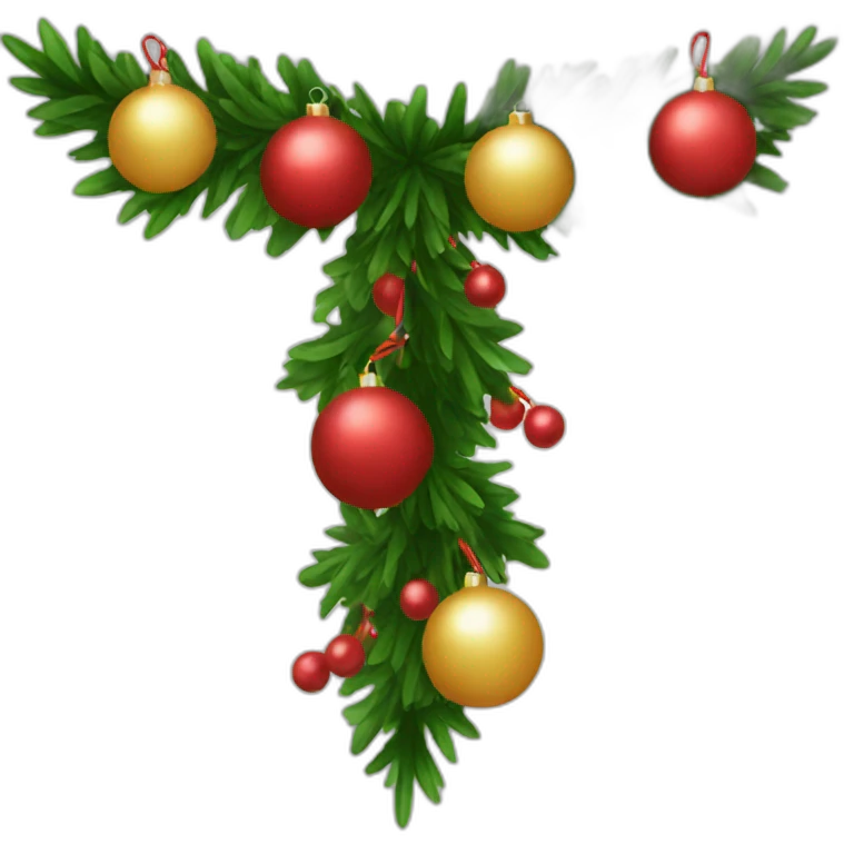 christmas garland emoji