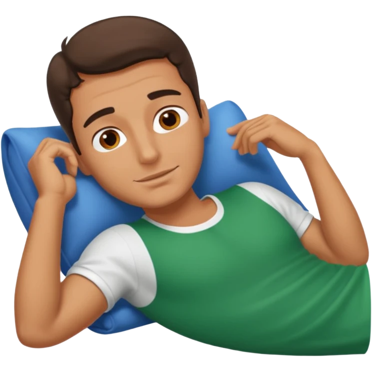 Italian guy laying down emoji