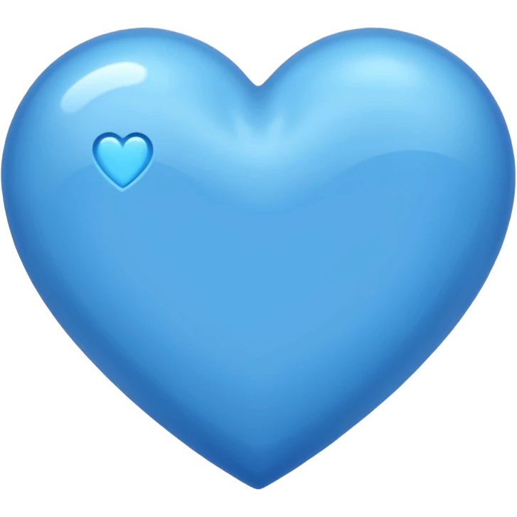 Blue heart emoji