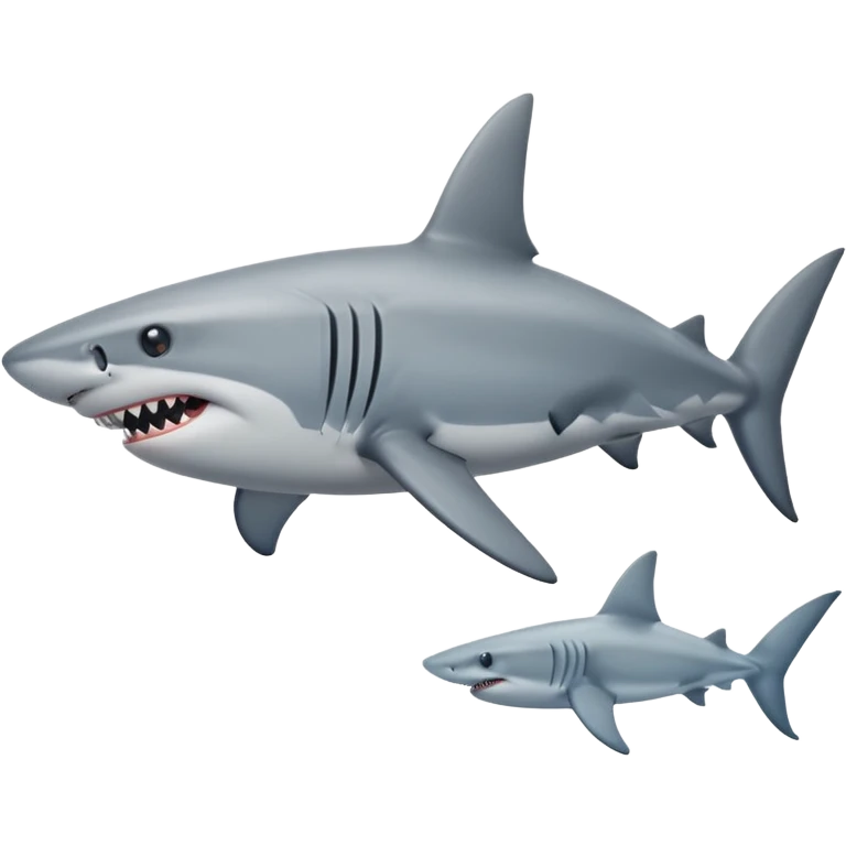 Un tiburón con patas emoji