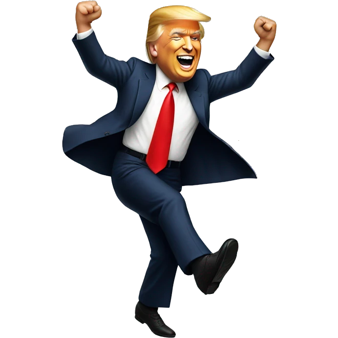 Trump victory dancing  emoji