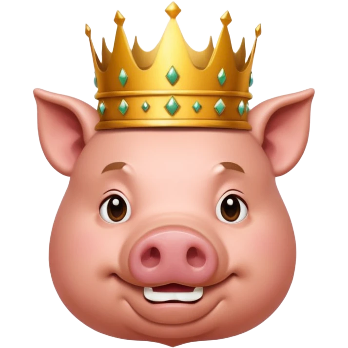 PIG KING emoji
