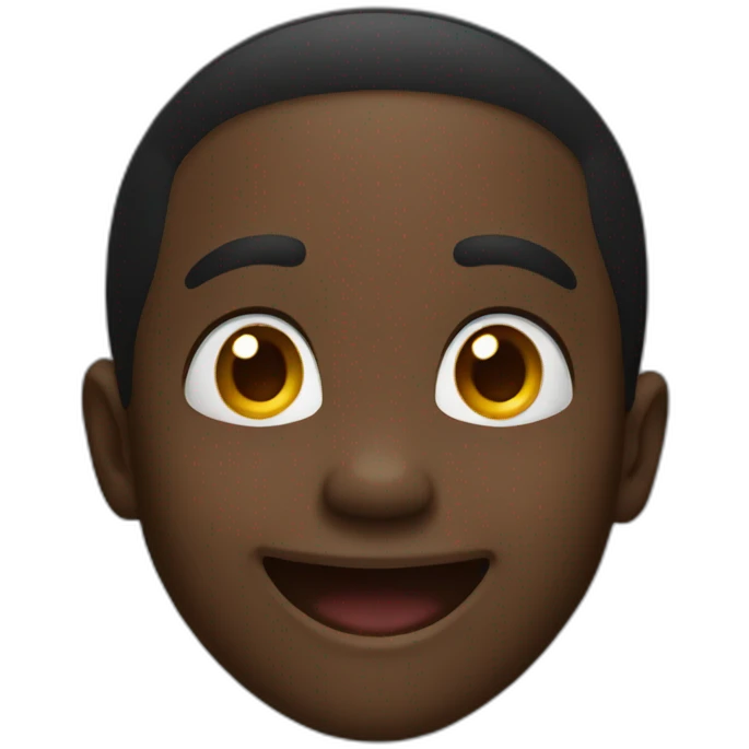 black kid laughing emoji