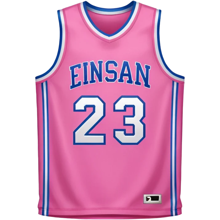 pink basketball jersey with the number 23 emoji