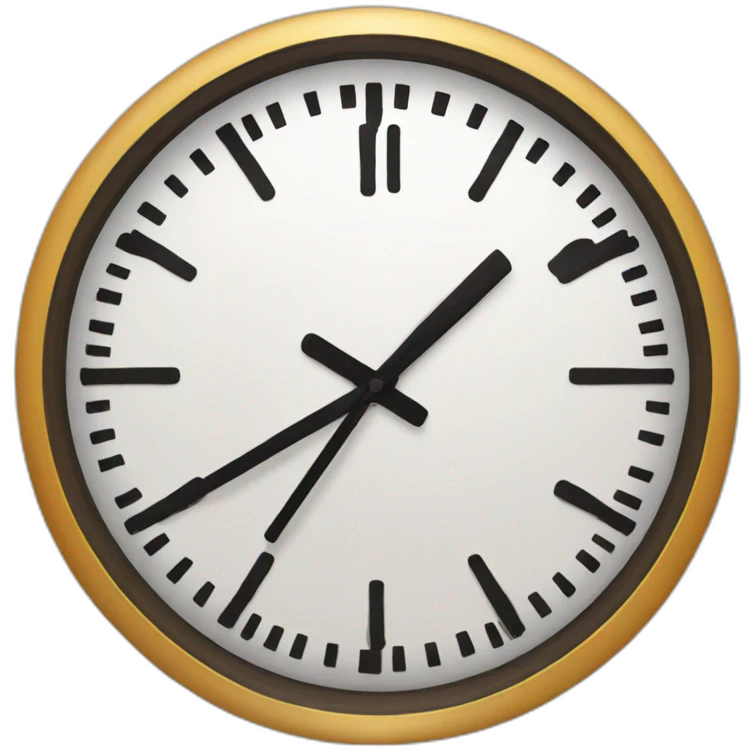13:37 clock emoji