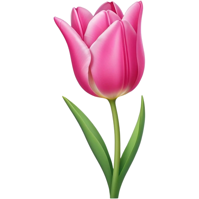 pink tulip emoji