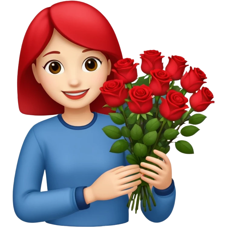 Giving flowers  emoji